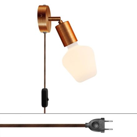Spostaluce lamp with adjustable metal joint