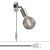 Spostaluce lamp with adjustable metal joint