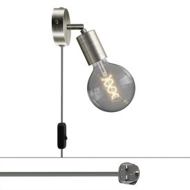 Spostaluce lamp with adjustable metal joint