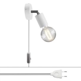Spostaluce lamp with adjustable metal joint
