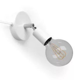   Spostaluce Metal 90°, adjustable light source with fabric cable and side holes