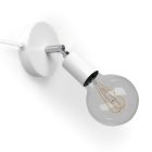 Spostaluce Metal 90°, adjustable light source with fabric cable and side holes