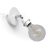  Spostaluce Metal 90°, the adjustable light source with E27 threaded lamp socket, fabric cable and side holes