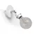 Spostaluce Metal 90°, adjustable light source with E27 screw lamp holder, fabric cable and side holes