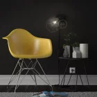 Spostaluce Metal 90°, adjustable light source with E27 screw lamp holder, fabric cable and side holes