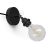 Spostaluce Metal 90°, the adjustable light source with E27 threaded lamp socket, fabric cable and side holes