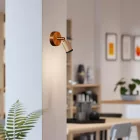 Lighting fixture Mini Spotlight GU1d0, adjustable wall or ceiling mountable lamp