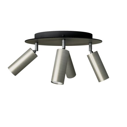 Lamp with 4 spotlights, Tub-E14 lampshade and round Rose-One XXL