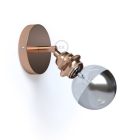 Fermaluce Metal 90°, adjustable wall or ceiling light source E27 screw lamp socket