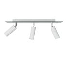 Lamp with 3 spotlights, Tub-E14 lampshade and rectangular Rose-One XXL