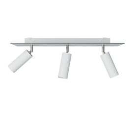   Lamp with 3 spotlights, Tub-E14 lampshade and rectangular Rose-One XXL