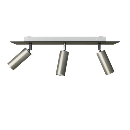 Lamp with 3 spotlights, Tub-E14 lampshade and rectangular Rose-One XXL