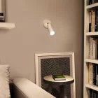 Fermaluce Metal adjustable spotlight, metal wall lamp with Tub-E14 socket