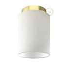 Fermaluce Metal cylindrical lampshade, Ø 15 cm, h18 cm, metal wall or ceiling lamp