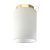 Fermaluce Metal cylindrical lampshade, Ø 15 cm, h18 cm, metal wall or ceiling lamp
