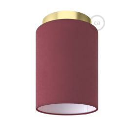   Fermaluce Metal cylindrical lampshade, Ø 15 cm, h18 cm, metal wall or ceiling lamp