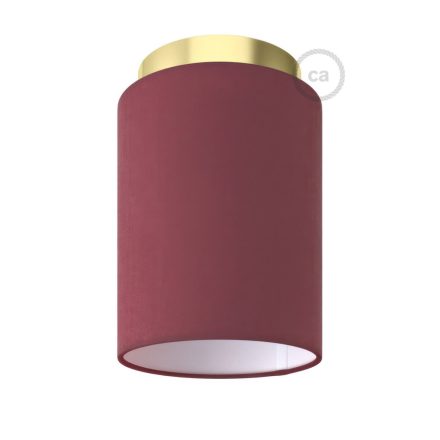 Fermaluce Metal cylindrical lampshade, Ø 15 cm, h18 cm, metal wall or ceiling lamp