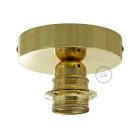 Fermaluce Metal cylindrical lampshade, Ø 15 cm, h18 cm, metal wall or ceiling lamp