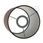 Fermaluce Metal cylindrical lampshade, Ø 15 cm, h18 cm, metal wall or ceiling lamp