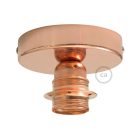 Fermaluce Metal cylindrical lampshade, Ø 15 cm, h18 cm, metal wall or ceiling lamp