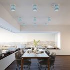 Fermaluce Color cylindrical lampshade, Ø 15 cm, h18 cm, metal wall or ceiling mounted lamp