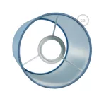 Fermaluce Color cylindrical lampshade, Ø 15 cm, h18 cm, metal wall or ceiling mounted lamp