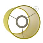 Fermaluce Color cylindrical lampshade, Ø 15 cm, h18 cm, metal wall or ceiling mounted lamp