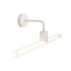 Fermaluce Esse14, metal wall lamp with curved extension