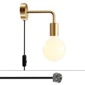 Spostaluce metal lamp with curved extension