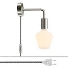Spostaluce metal lamp with curved extension