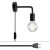 Spostaluce metal lamp with curved extension