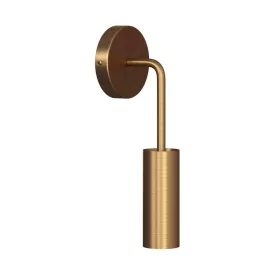   Fermaluce Metal, metal wall lamp with Tub-E14 socket and curved extension