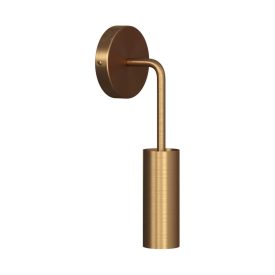   Fermaluce Metal, metal wall lamp with Tub-E14 socket and curved extension