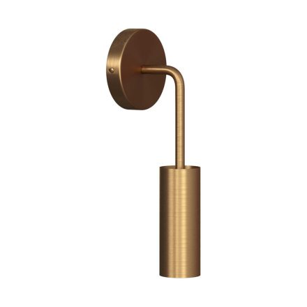 Fermaluce Metal, metal wall lamp with Tub-E14 socket and curved extension