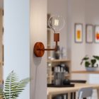 Fermaluce Metal, metal wall lamp with curved extension