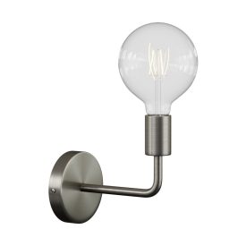 Fermaluce Metal, metal wall lamp with curved extension
