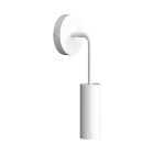 Fermaluce Metal, metal wall lamp with Tub-E14 socket and curved extension