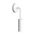 Fermaluce Metal, metal wall lamp with Tub-E14 socket and curved extension