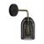 Fermaluce Metal wall lamp with Ghostbell lampshade and curved extension