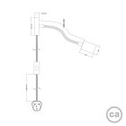 Spostaluce lamp adjustable Flex 30 GU1d0 spotlight