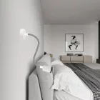 Wall and ceiling Mini SPOTLIGHT lamp GU1d0 Flex 30