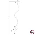 Creative Flex 90 cm ceiling lamp