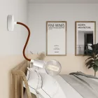 Flex 30 lamp with spherical bulb