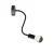 Flex 30 lamp with teardrop-shaped bulb