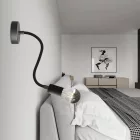 Flex 30 lamp with teardrop-shaped bulb