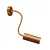 Fermaluce Flex 30 lamp with mini rosette, switch and spotlight, Tub-E14 lampshade