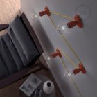 Fermaluce Color, a colorful porcelain wall or ceiling light source