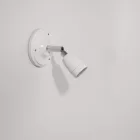 Fermaluce Color 90°, adjustable porcelain flat lamp