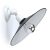  Fermaluce 90°, the adjustable porcelain wall recessed lamp with metal Swing lampshade