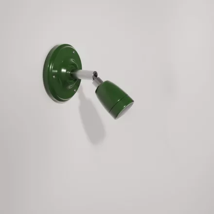 Fermaluce Color 90°, adjustable porcelain flat lamp